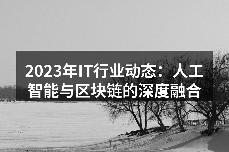 2023年IT行业的技术创新